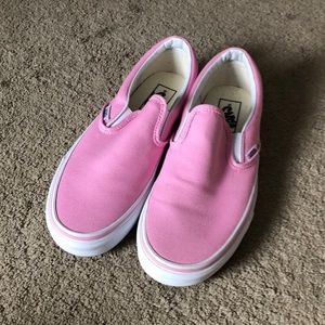 Pink Slip On Vans